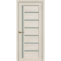 Дверь межкомнатная ламинированная Сибирь Профиль Lite doors L21 Бьянко, стекло белое матовое