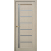 Дверь межкомнатная ламинированная Сибирь Профиль Lite doors L21 Ясень, стекло белое матовое