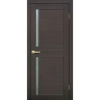 Дверь межкомнатная ламинированная Сибирь Профиль Lite doors L22 Венге, стекло белое матовое