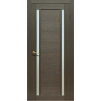 Дверь межкомнатная ламинированная Сибирь Профиль Lite doors L23 Венге, стекло белое матовое