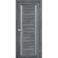 Дверь межкомнатная ламинированная Сибирь Профиль Lite doors L23 Дуб стоунвуд, стекло белое матовое