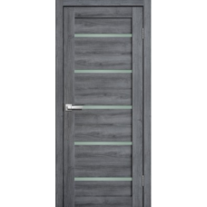 Дверь межкомнатная ламинированная Сибирь Профиль Lite doors L26 Дуб стоунвуд, стекло белое матовое