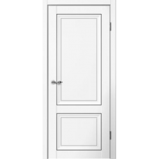 Дверь межкомнатная Сибирь Профиль Mone M01 Белый эмалит, глухое полотно