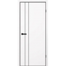 Дверь межкомнатная Сибирь Профиль Neo N02 Белый эмалит, глухое полотно, кромка