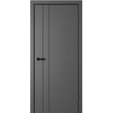 Дверь межкомнатная Сибирь Профиль Neo N02 Графит эмалит, глухое полотно, кромка