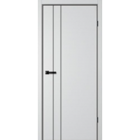 Дверь межкомнатная Сибирь Профиль Neo N02 Серый эмалит, глухое полотно, кромка