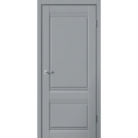 Дверь межкомнатная Сибирь Профиль Estetic E01 Эмалит серый, глухое полотно