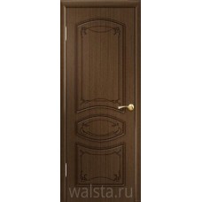 Дверь межкомнатная Walsta ВЕРСАЛЬ-1 Орех, глухое полотно
