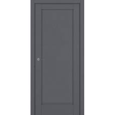 Дверь межкомнатная  ZaDoor S-Classic НЕАПОЛЬ ТИП-S Эмаль графит премьер, глухое полотно