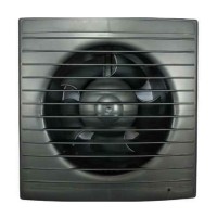 Вытяжной вентилятор Виенто 125СК Still с обратным клапаном, цвет серый металлик