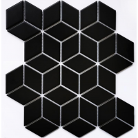 Мозаика керамогранитная Landa Black matt 309*267.4 мм
