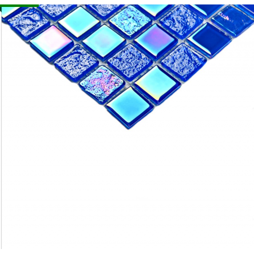 Мозаика стеклянная Bondi dark blue-25 300*300 мм