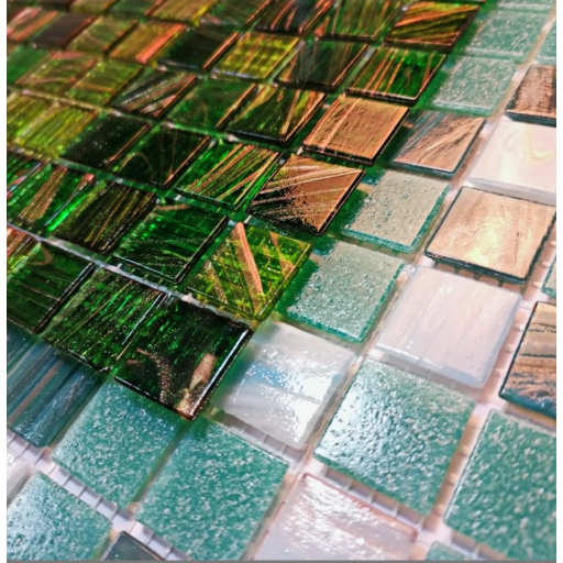 Мозаика стеклянная Verde 327*327 мм