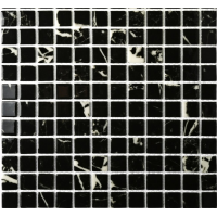 Мозаика стеклянная Mia Black (glossy) 300*300 мм