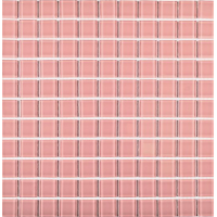 Мозаика стеклянная Pink glass 300*300 мм