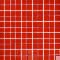 Мозаика стеклянная Red glass 300 *300 мм