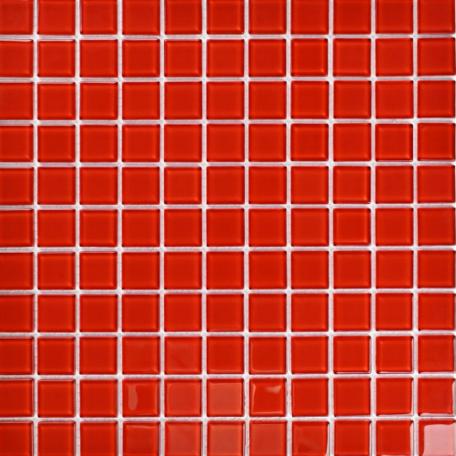 Мозаика стеклянная Red glass 300 *300 мм