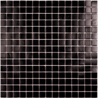 Мозаика стеклянная Simple Black (на бумаге) 327*327 мм