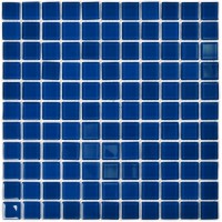 Мозаика стеклянная Deep blue 300*300 мм
