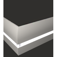 Плинтус под покраску с подсветкой PN 080 LED