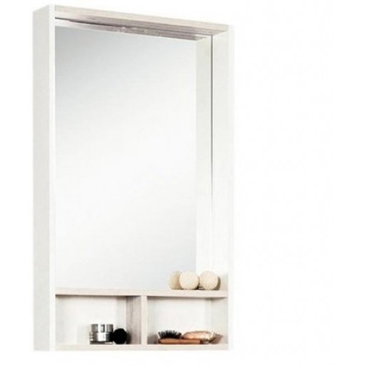Зеркальный шкаф Aquaton Йорк 60 1A170102YOAY0, белый/выбеленное дерево