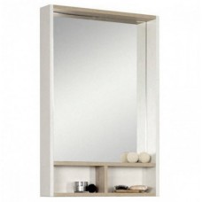 Зеркальный шкаф Aquaton Йорк 55 1A173202YOAV0, белый/ясень фабрик