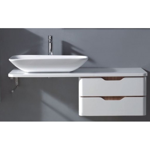 Комплект мебели для ванной комнаты Style Line: зеркало-шкаф + тумба + раковина + столешница (правая) + пенал