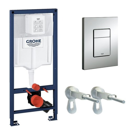 Инсталляция для подвесного унитаза GROHE Rapid SL с кнопкой 38772001