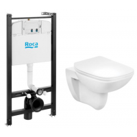 Комплект инсталляции с подвесным унитазом ROCA Debba Pack с сиденьем 893104970