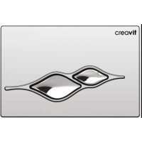 Кнопка смыва для инсталляции Creavit UFO хром глянцевая GP1004.00