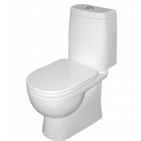 Унитаз-компакт напольный с бачком Sanita Luxe FEST COMFORT WC.CC/Fest/2-DM/WHT.G/S1 с сиденьем Soft close