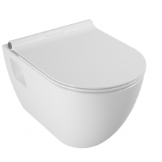 Унитаз подвесной безободковый Serel SMART SM46SL с сиденьем Soft Close