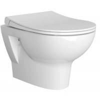 Унитаз подвесной безободковый Vitra ZENTRUM 5795B003-6077 с сиденьем Soft Close