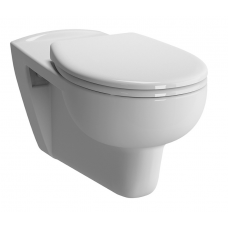 Унитаз подвесной безободковый Vitra CONFORMA 5810B003-6234 с сиденьем Soft Close для людей с ограниченными возможностями