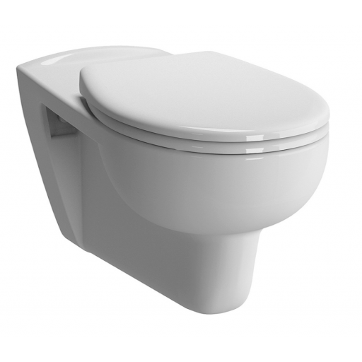 Унитаз подвесной безободковый Vitra CONFORMA 5810B003-6234 с сиденьем Soft Close для людей с ограниченными возможностями