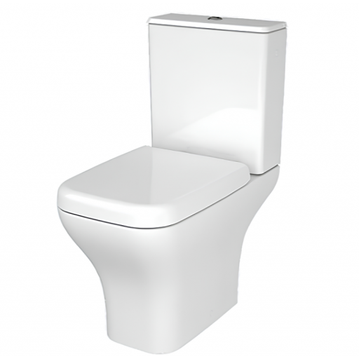 Унитаз напольный безободковый с бачком Vitra POLAR 9843B003-7201 с сиденьем Soft Close