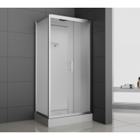 Душевая кабина ODA-8801P с низким поддоном 120х80 см матовое стекло