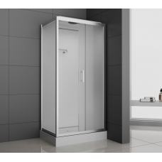 Душевая кабина ODA-8801P с низким поддоном 120х80 см матовое стекло