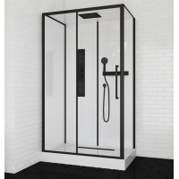 Душевая кабина ODA-8805P с низким поддоном 120х80 см прозрачное стекло