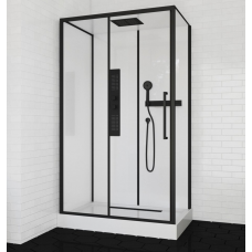 Душевая кабина ODA-8805P с низким поддоном 120х80 см прозрачное стекло
