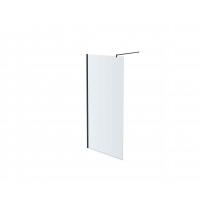 Душевая перегородка AQUATEK Walk in AQ WIW 08020CH 80х200 см прозрачное стекло профиль хром