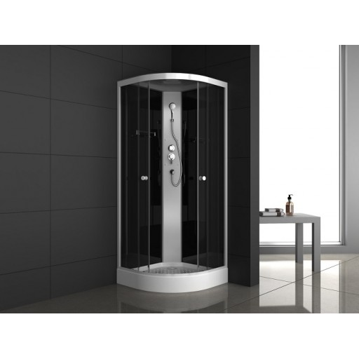 Душевая кабина ODA/BST-8520 с низким поддоном 85х85 см тонированное стекло
