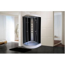 Душевая кабина ODA 8090H с низким поддоном 90х90 см тонированное стекло