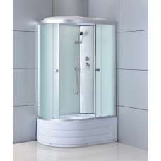 Душевая кабина ODA-8406 с высоким поддоном 120х80 см матовое стекло правая