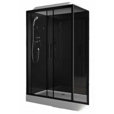 Душевая кабина ODA-8801L с низким поддоном 120х80 см тонированное стекло левая Душевая кабина ODA-8801L с низким поддоном 120х80 см тонированное стекло левая