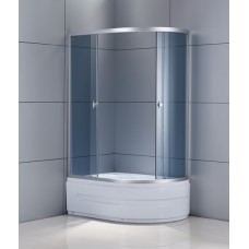 Душевой уголок ODA-8050 115х80 см с высоким поддоном матовое стекло левый Душевой уголок ODA-8050 115х80 см с высоким поддоном матовое стекло левый