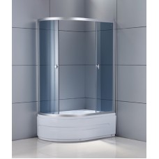 Душевой уголок ODA-8050 115х80 см с высоким поддоном матовое стекло правый Душевой уголок ODA-8050 115х80 см с высоким поддоном матовое стекло правый