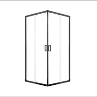 Душевое ограждение Domani-Spa Cube  V 99, размер 90*90*190 см, профиль графит, стекло 5 мм, без поддона