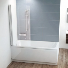Шторка для ванны Ravak 7QL40C00Z1 размер 800*1500 мм поворотная левая