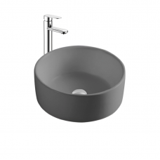 Раковина накладная Aquatek AQ5118-MG серая матовая